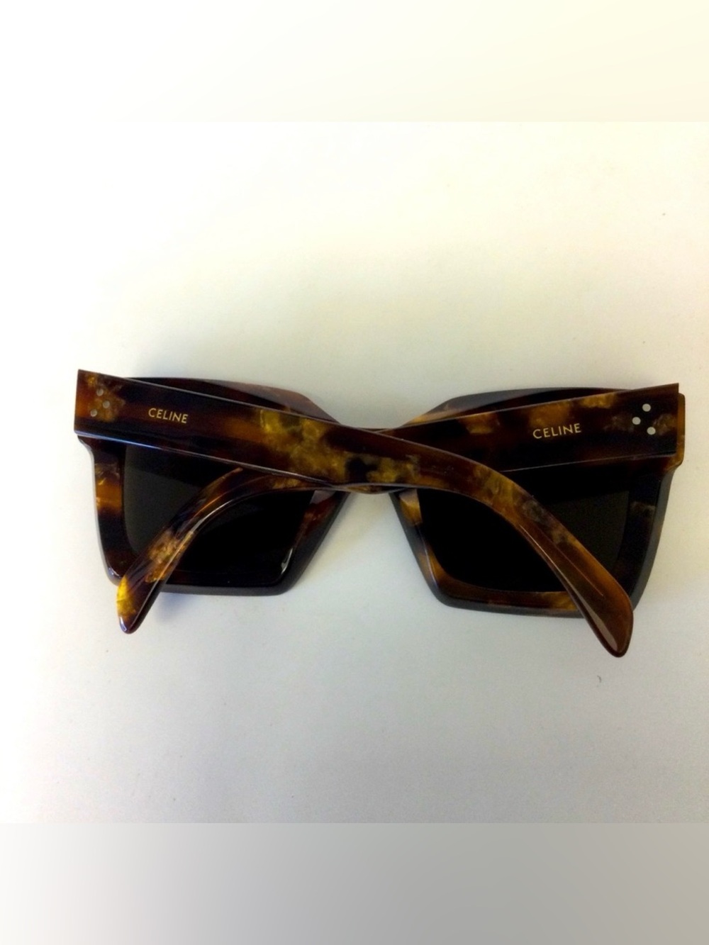 Celine Square Dark Havana Sunglasses CL401301 52E - Picture 5 of 7
